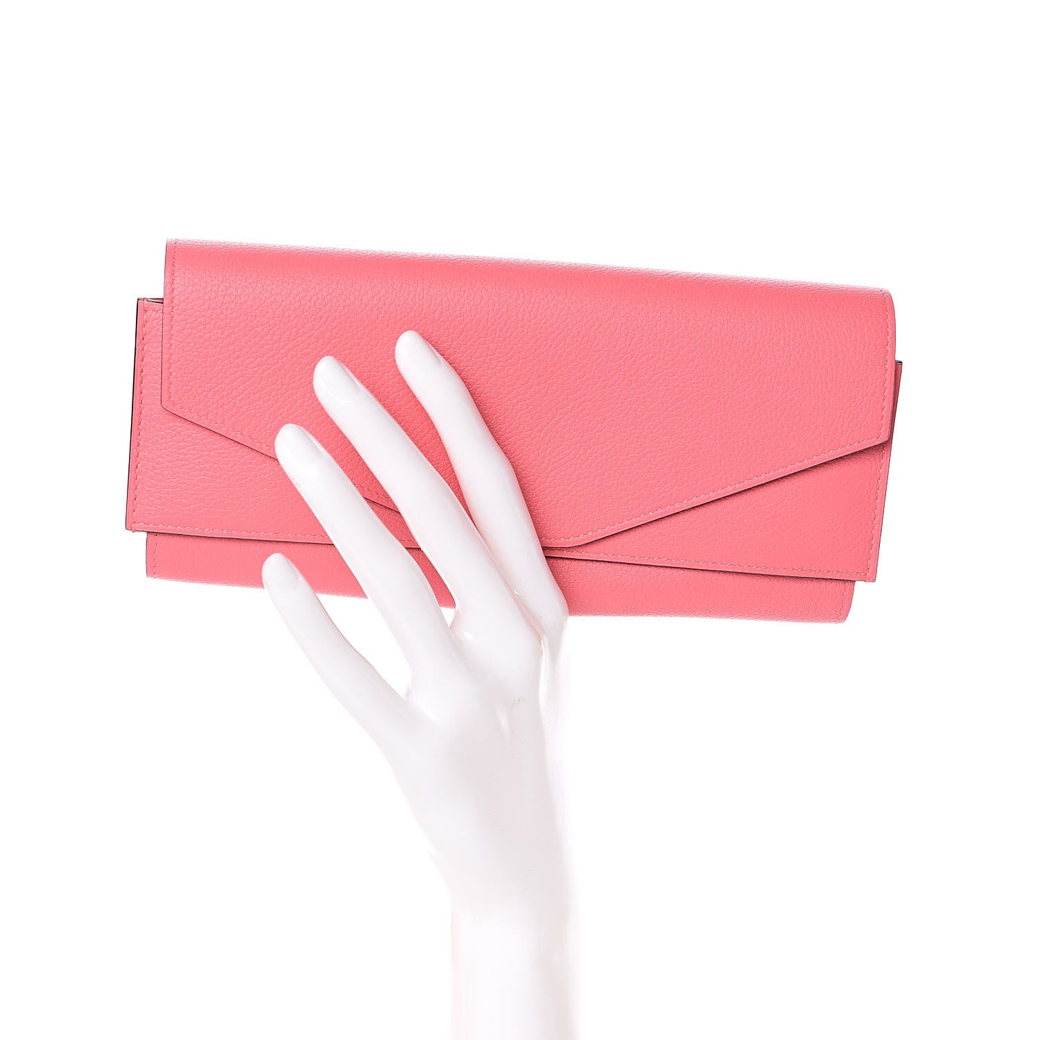 Hermes Evercolor Passant Long Wallet Rose Azalee 2 of 8
