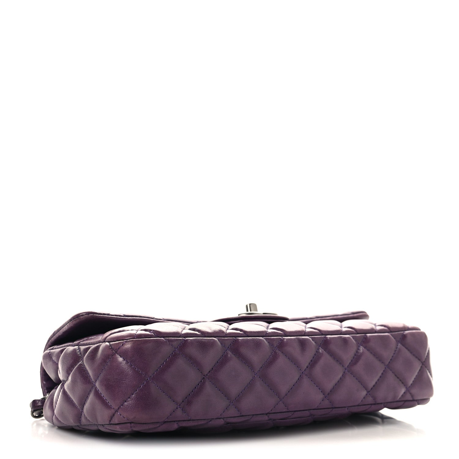 Chanel Lambskin East West Flap Purple 3 of 9
