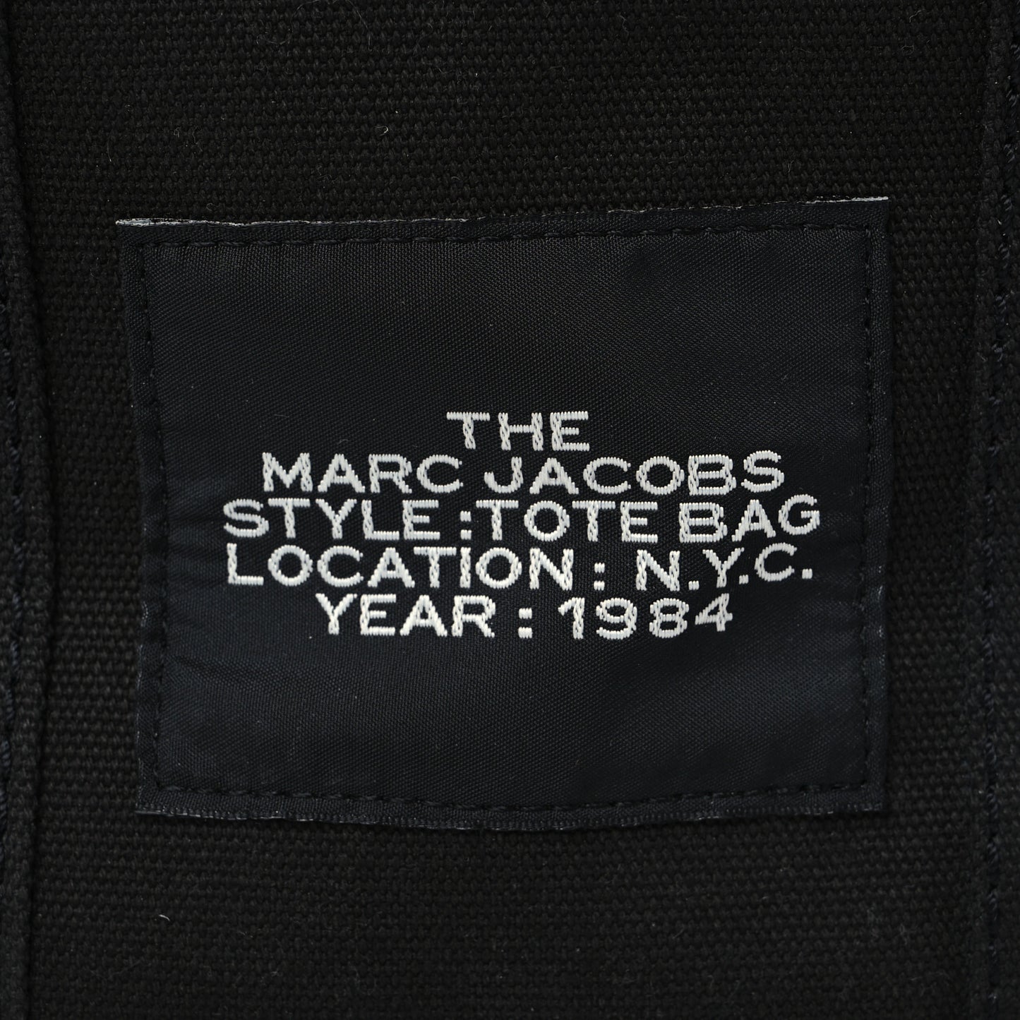 Cotton Canvas Mini The Traveler Tote Bag Black