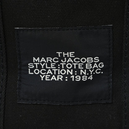 Marc Jacobs Cotton Canvas Mini The Traveler Tote Bag Black 7 of 14