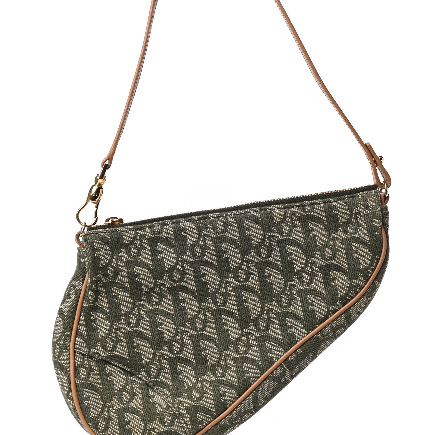 Monogram Mini Saddle Pochette Green