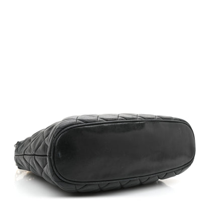 Chanel Lambskin Quilted Shoulder Bag Black 3 of 10