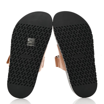 Hermes Calfskin Womens Chypre Sandals 36 Naturel 5 of 9