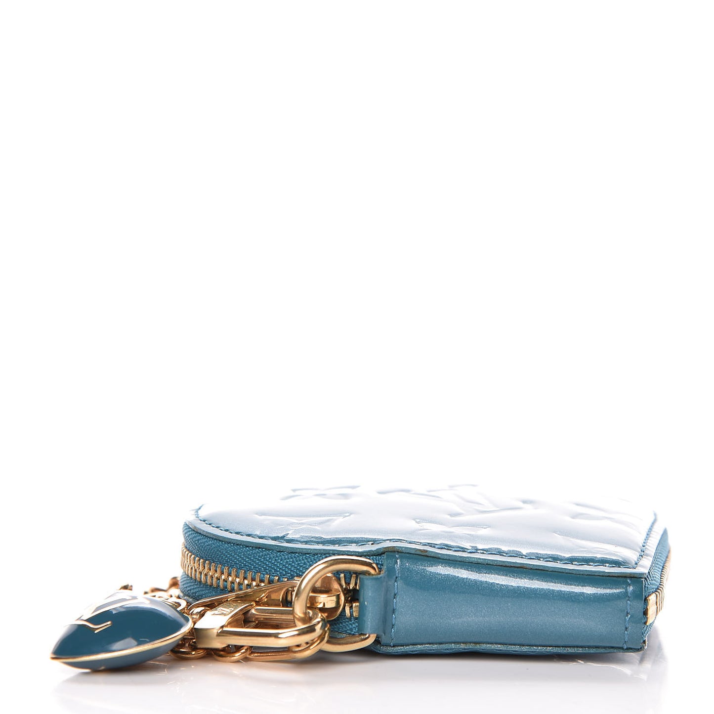 Vernis Heart Coin Purse Blue Galactic