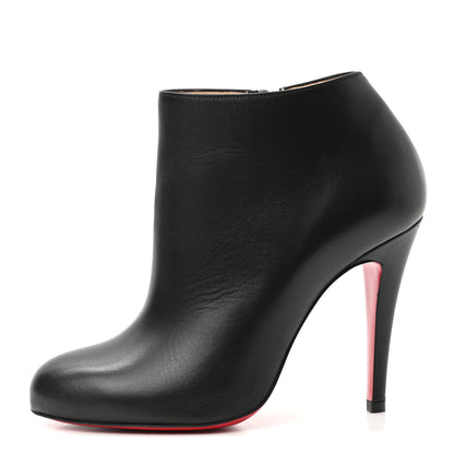 Christian Louboutin Calfskin Belle 85 Ankle Boots 35.5 Black 1 of 8
