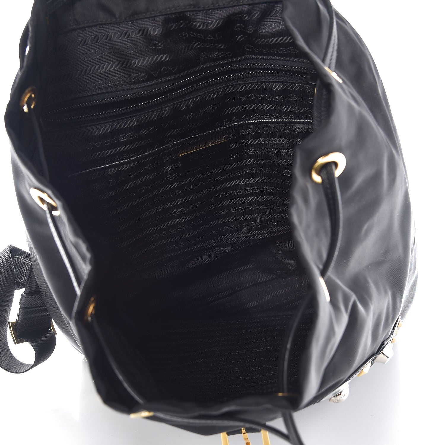 Prada Tessuto Nylon Robot Backpack Black Multicolor 5 of 10