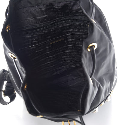 Prada Tessuto Nylon Robot Backpack Black Multicolor 5 of 10