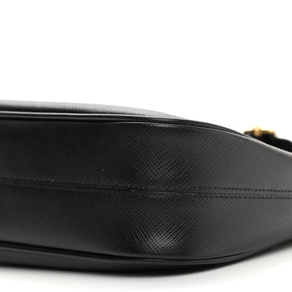Prada Saffiano Lux Re-Edition 2005 Shoulder Bag Black 10 of 10
