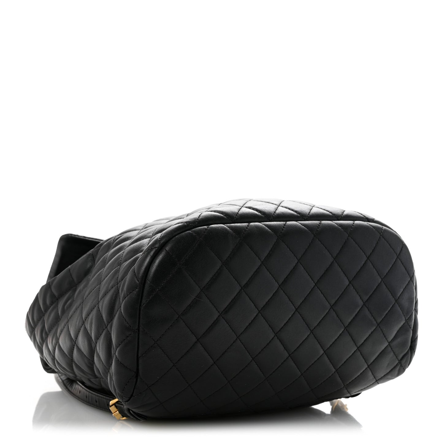 Lambskin Quilted Large Urban Spirit Backpack Black