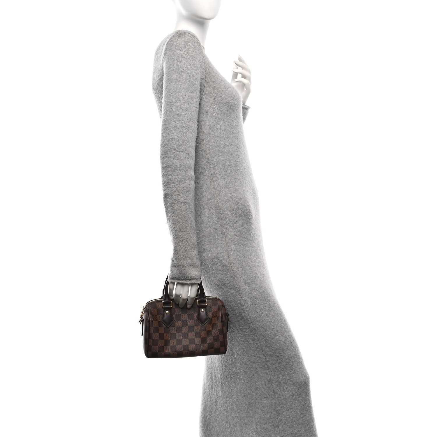 Louis Vuitton Damier Ebene Speedy Bandouliere 20 2 of 10