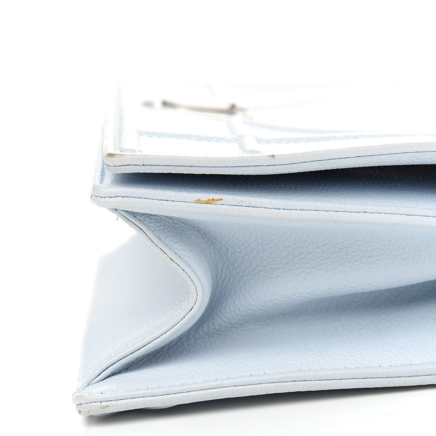 Christian Dior Grained Calfskin Medium Diorama Flap Bag Light blue 11 of 12