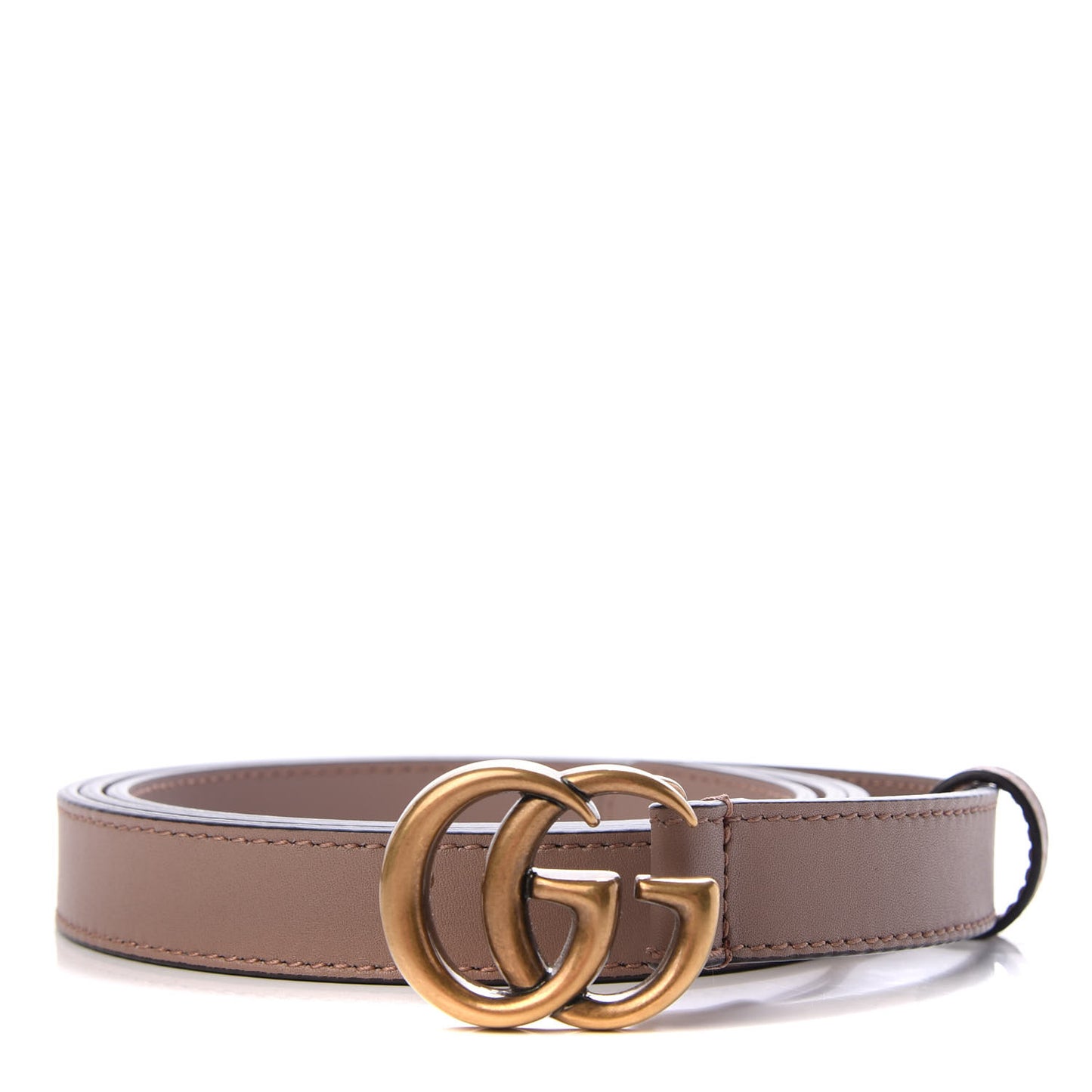 Calfskin Double G 20mm Belt 110 44 Porcelain Rose