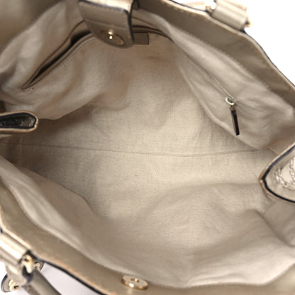 Gucci Guccissima Medium Sukey Tote Champagne 5 of 13