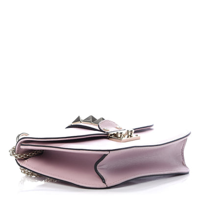 Valentino Garavani Vitello Small Glam Lock Rockstud Flap Water Rose 4 of 9