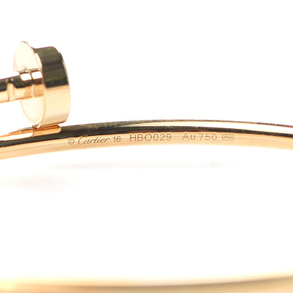 Cartier 18K Yellow Gold Small Juste Un Clou Bracelet 16 4 of 6