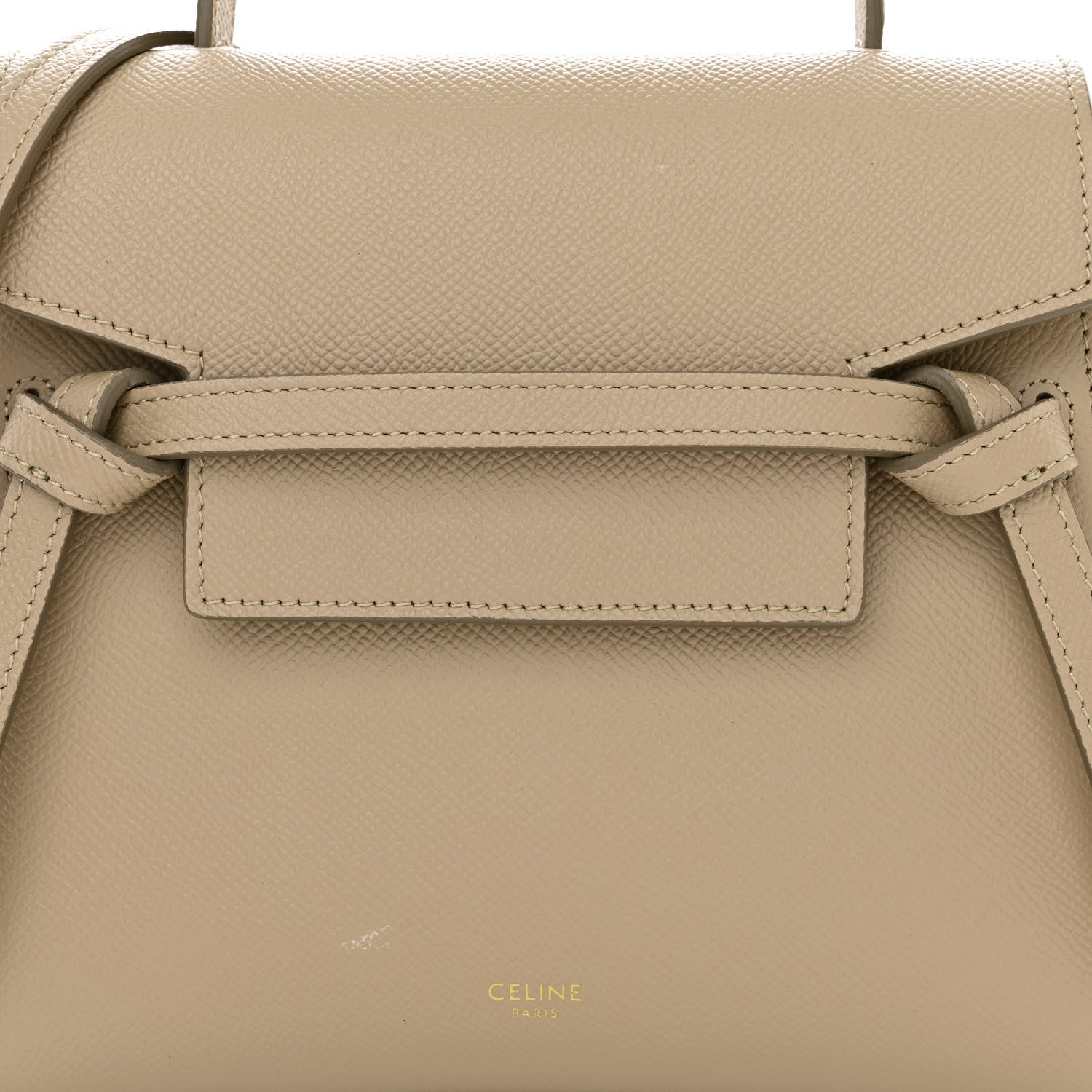 Celine Grained Calfskin Nano Belt Bag Light Taupe 9 of 11