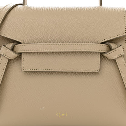Celine Grained Calfskin Nano Belt Bag Light Taupe 9 of 11