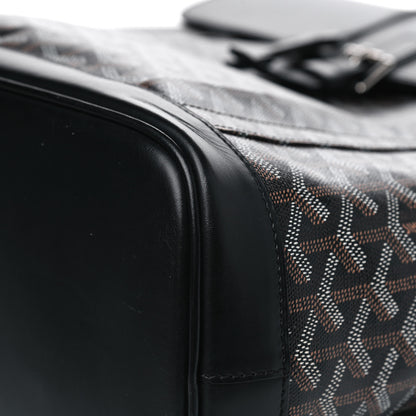 Goyard Goyardine Calfskin Alpin MM Backpack Black 8 of 12