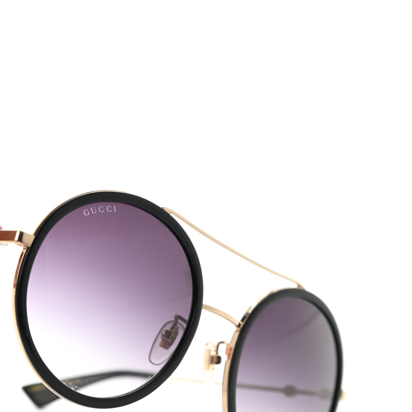 Acetate Round Frame GG0061S Sunglasses Black