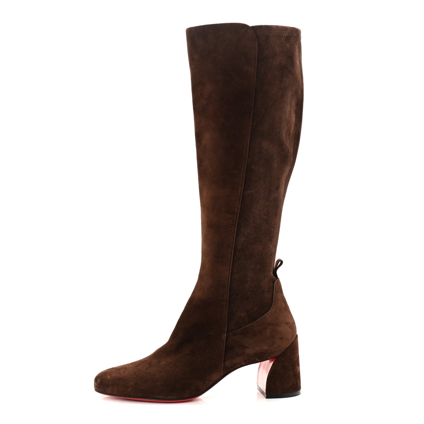 Suede Calfskin Jane Knee High 55 Boots 37.5 Cosme