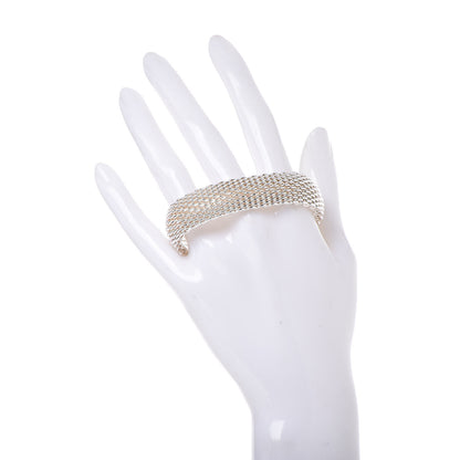Tiffany Sterling Silver Somerset Mesh Bracelet 2 of 4
