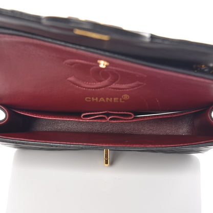 Chanel Lambskin Quilted Small Double Flap Black 7 of 11