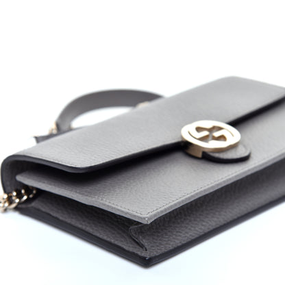 Gucci Dollar Calfskin Interlocking G Chain Wallet Loess 6 of 9