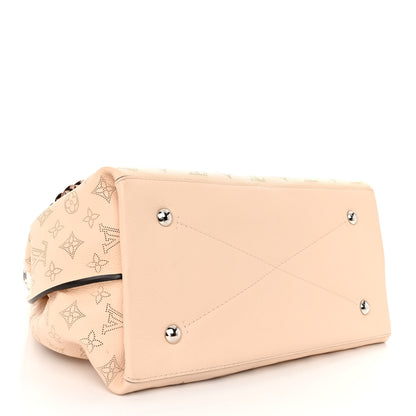 Louis Vuitton LOUIS VUITTON Mahina Carmel Hobo Creme 4 of 9