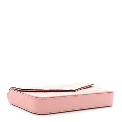 Louis Vuitton Empreinte Pochette Felicie Chain Wallet Rose Poudre 5 of 12