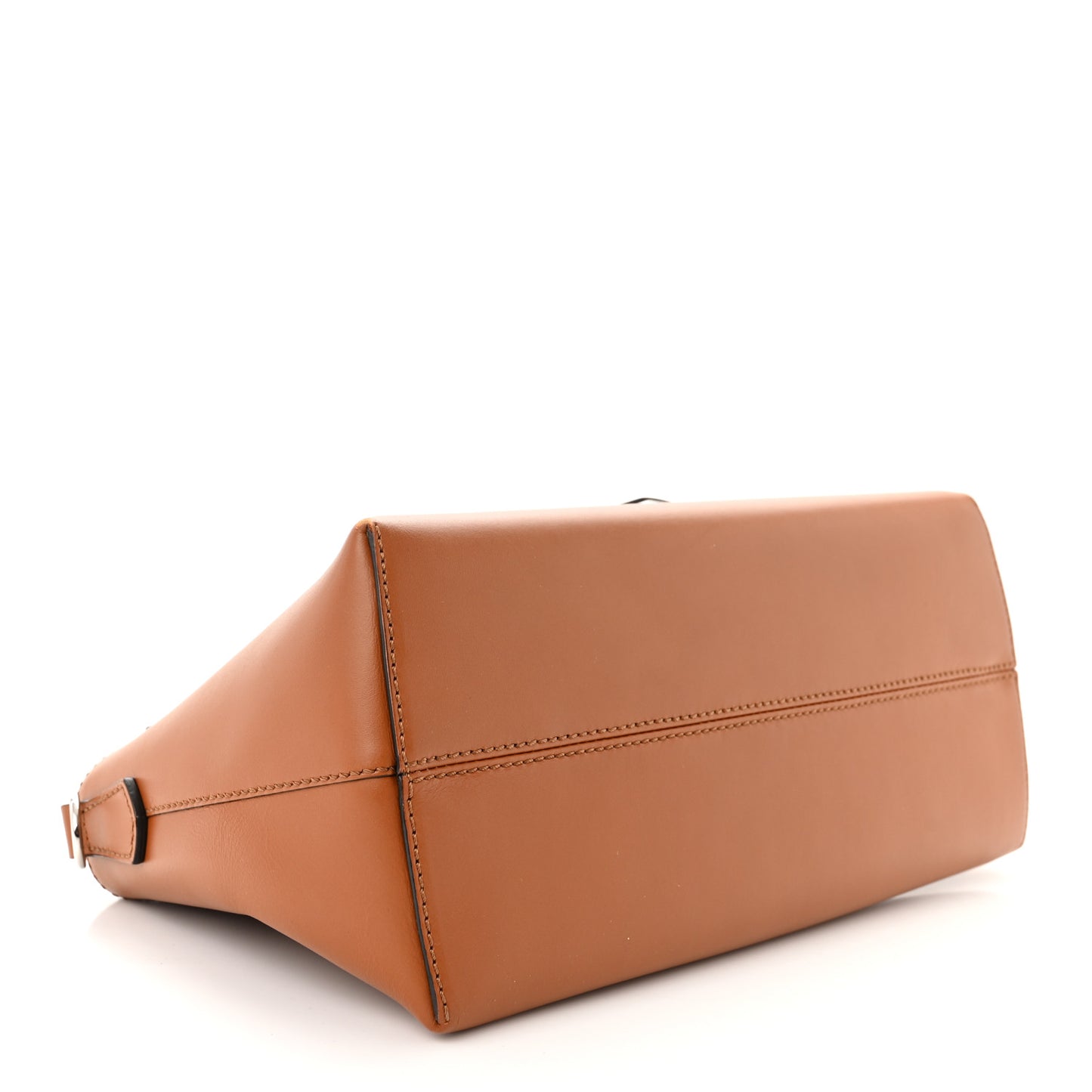 Vitello King Logo Embossed Medium By The Way Boston Bag Cuoio