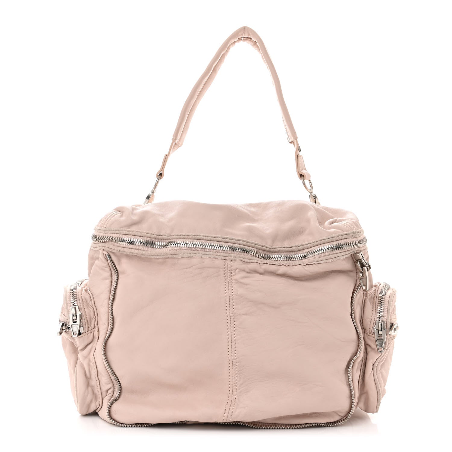 Alexander Wang Washed Lambskin Jane Blush 1 of 11