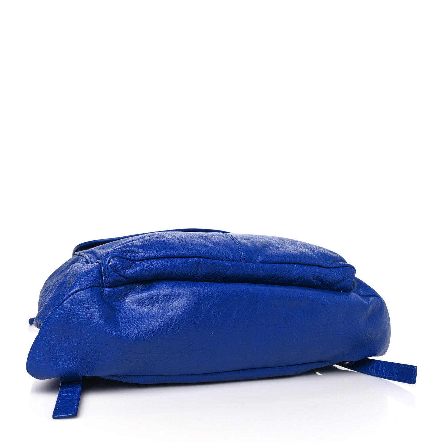 Agneau Classic Silver Hardware S Traveler Backpack Bleu Lazuli