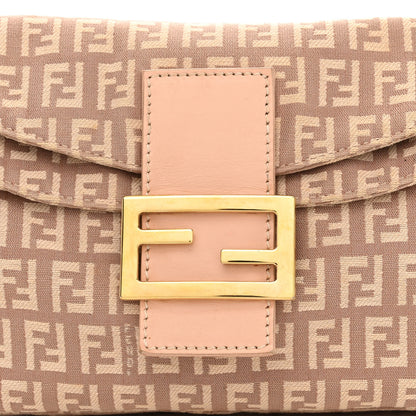 Fendi Zucchino Vitello Mini Mama Baguette Cipria 8 of 17