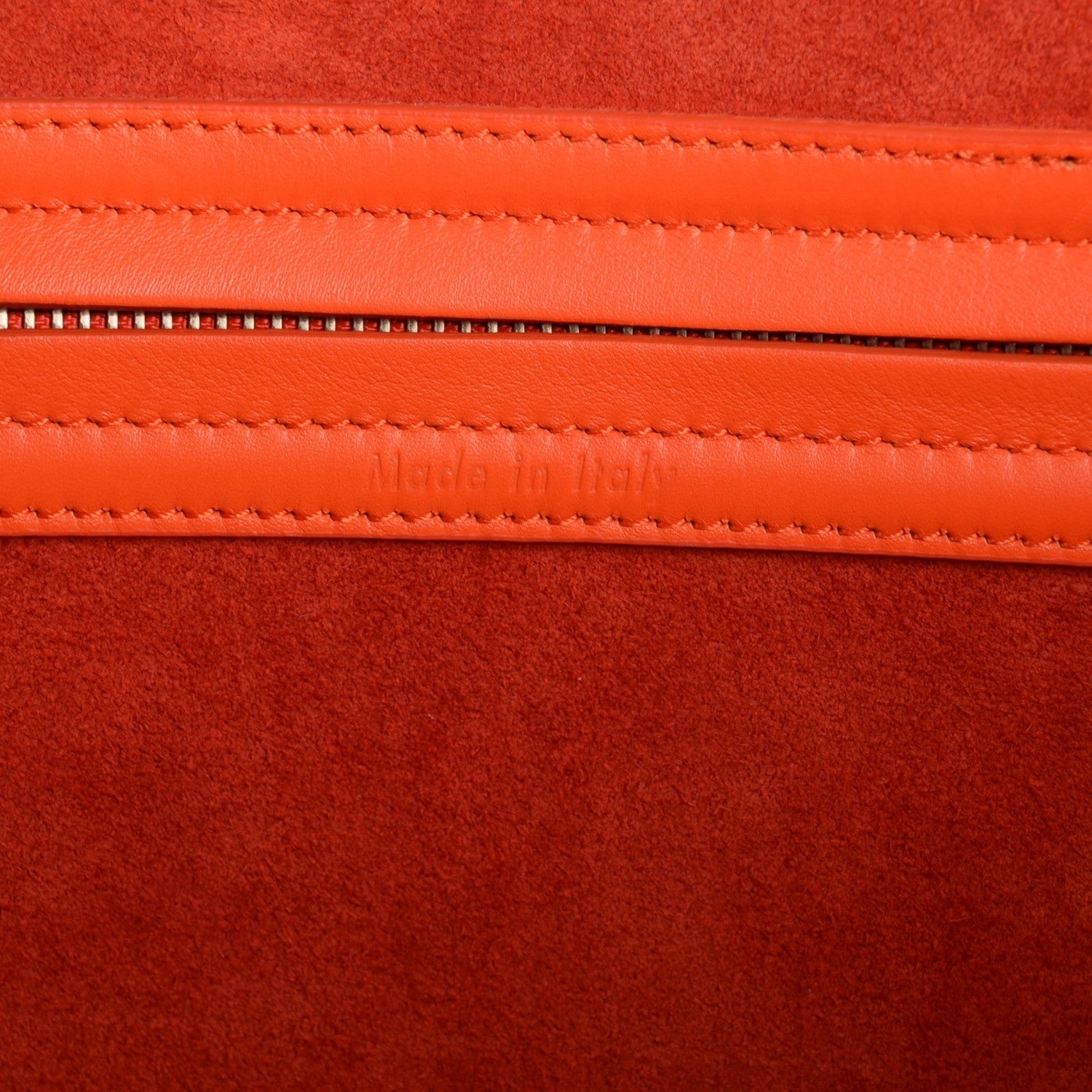 Celine Smooth Calfskin Medium Phantom Luggage Orange 6 of 8