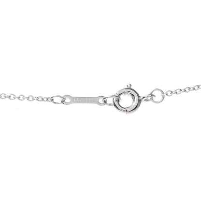 Tiffany Platinum 11mm Elsa Peretti Bean Pendant Necklace 5 of 6