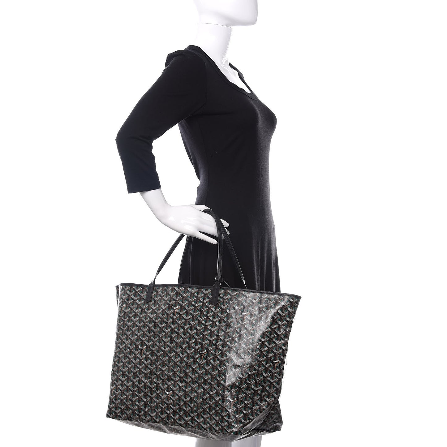 Goyardine Saint Louis Claire Voie GM Black Green
