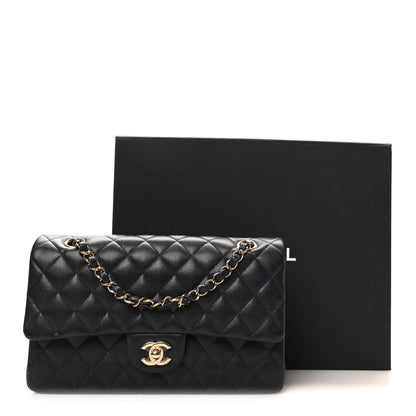 Chanel Caviar Quilted Medium Double Flap Navy 11 of 11