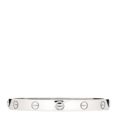 Cartier 18K White Gold LOVE Bracelet 16 1 of 4