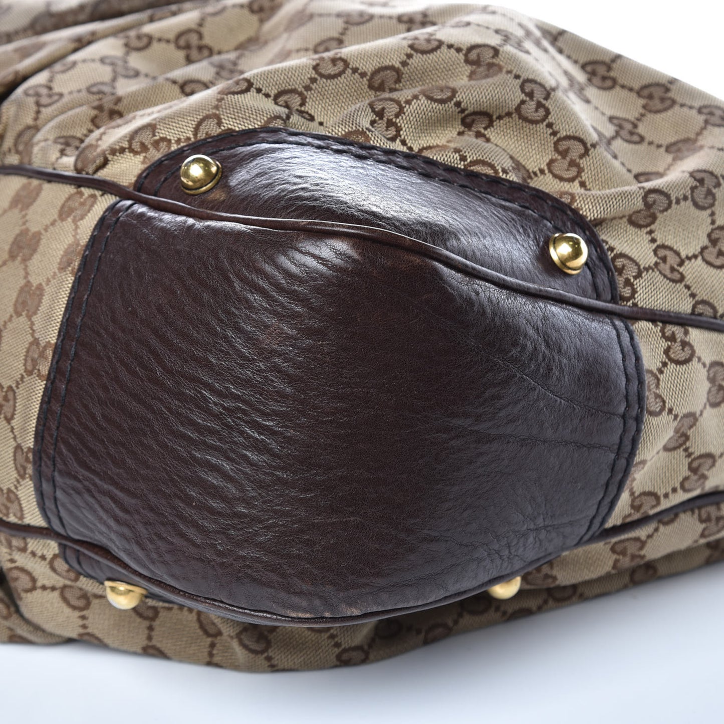 Monogram Large Jockey Hobo Dark Brown