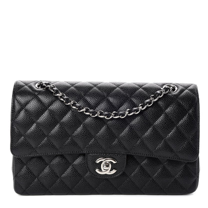 Chanel Caviar Quilted Medium Double Flap Black 1 of 10