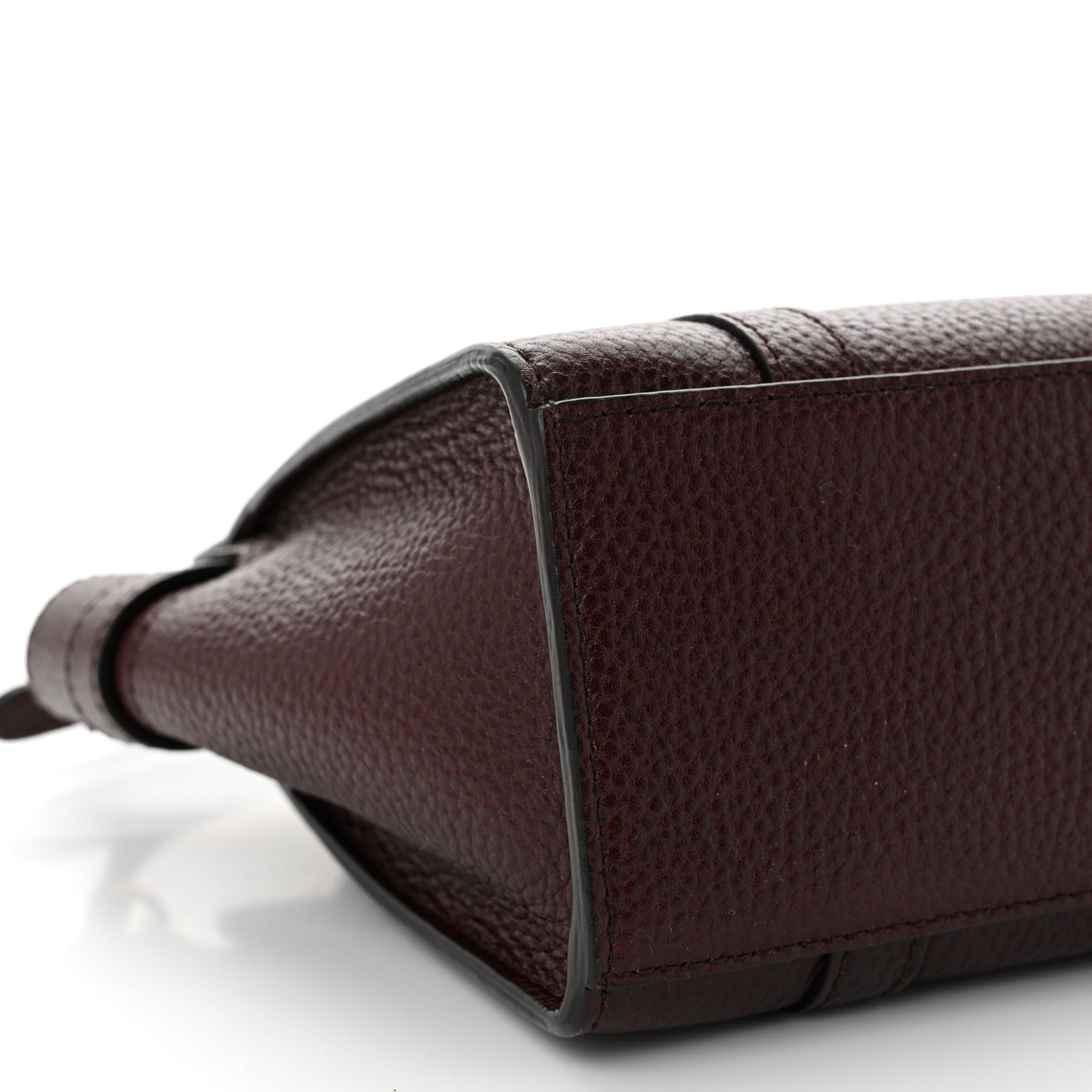 Mulberry Grain Vegetable Tanned Calfskin Micro Zipped Bayswater Oxblood 8 of 10