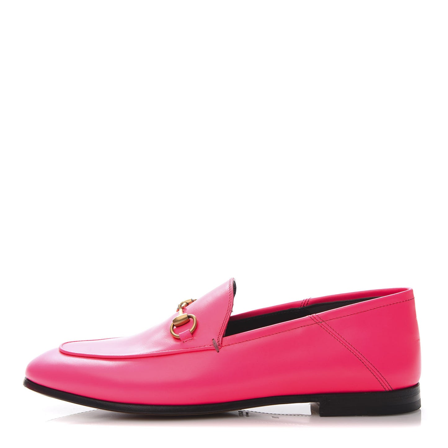 Apollo Fluo Calfskin Malaga Kid Womens Brixton Horsebit Loafers 38 Fuxia Fluo