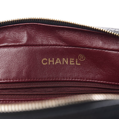 Chanel Lambskin Quilted CC Tote Black 5 of 12