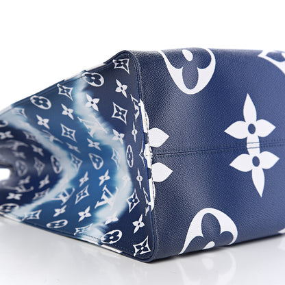 Louis Vuitton Monogram Escale Onthego GM Blue 8 of 9