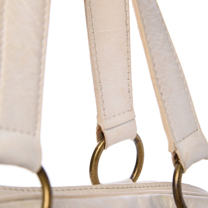 Saint Laurent Calfskin Oversized Muse White 17 of 25