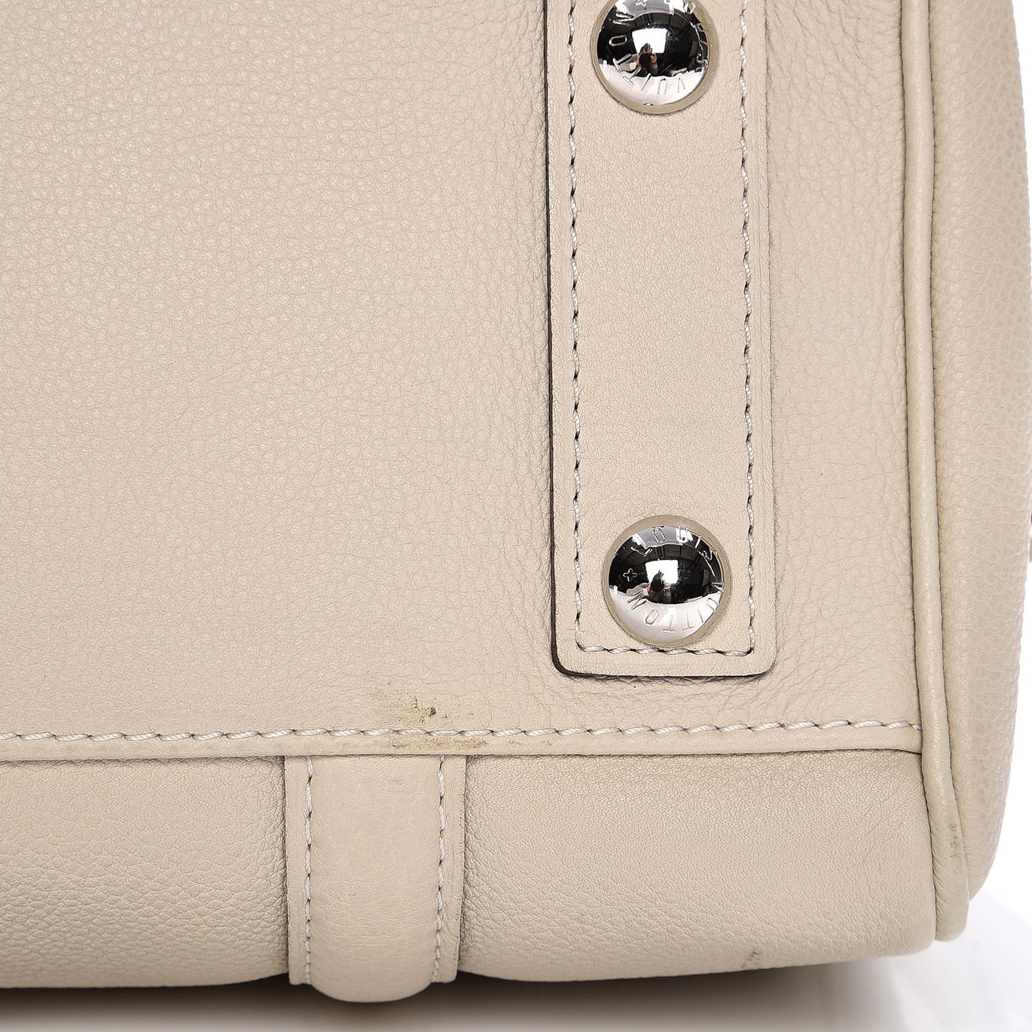 Veau Cachemire SC Bag BB Blanc Casse