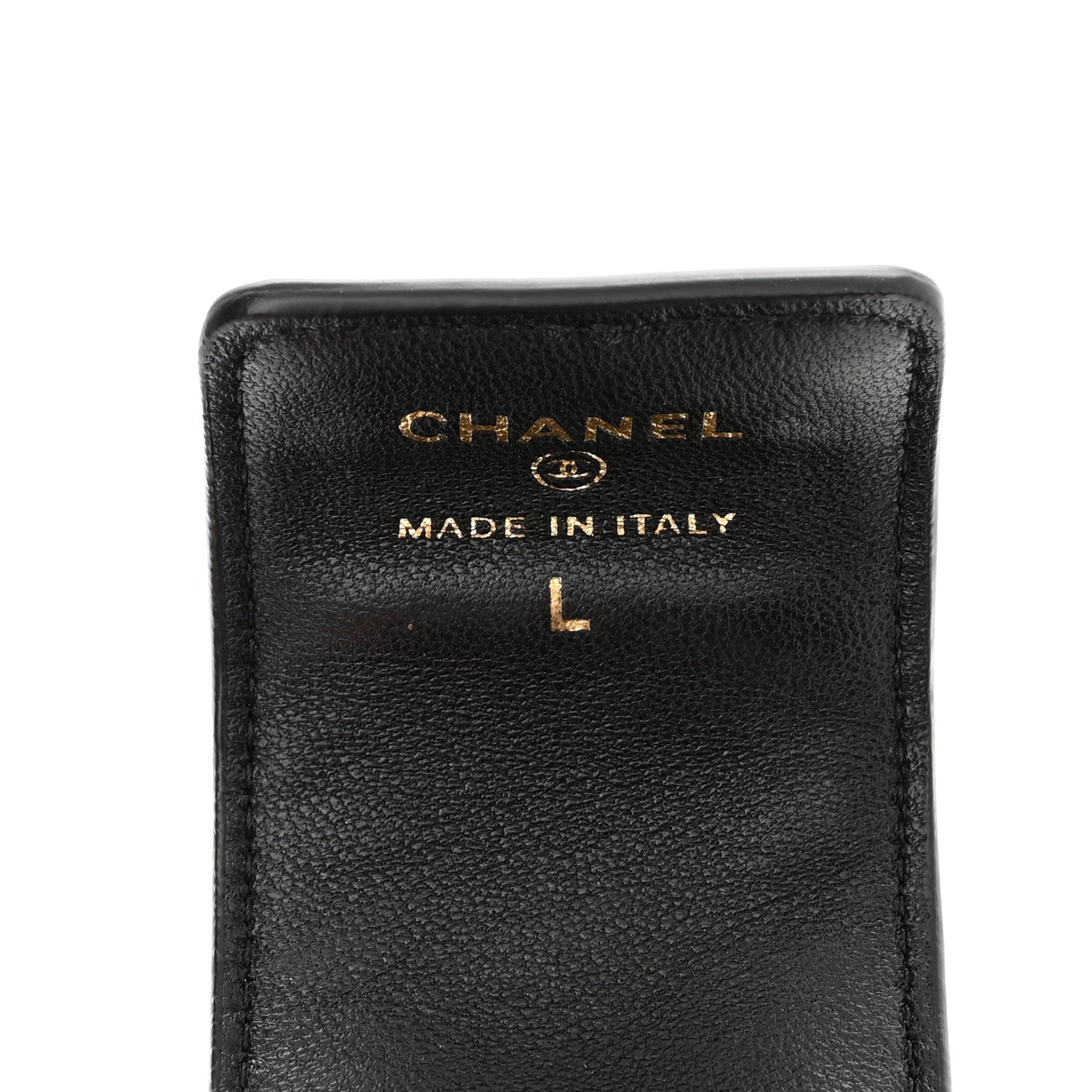 Chanel Lambskin Quilted Flap Card Holder With Cuff Black 10 of 11