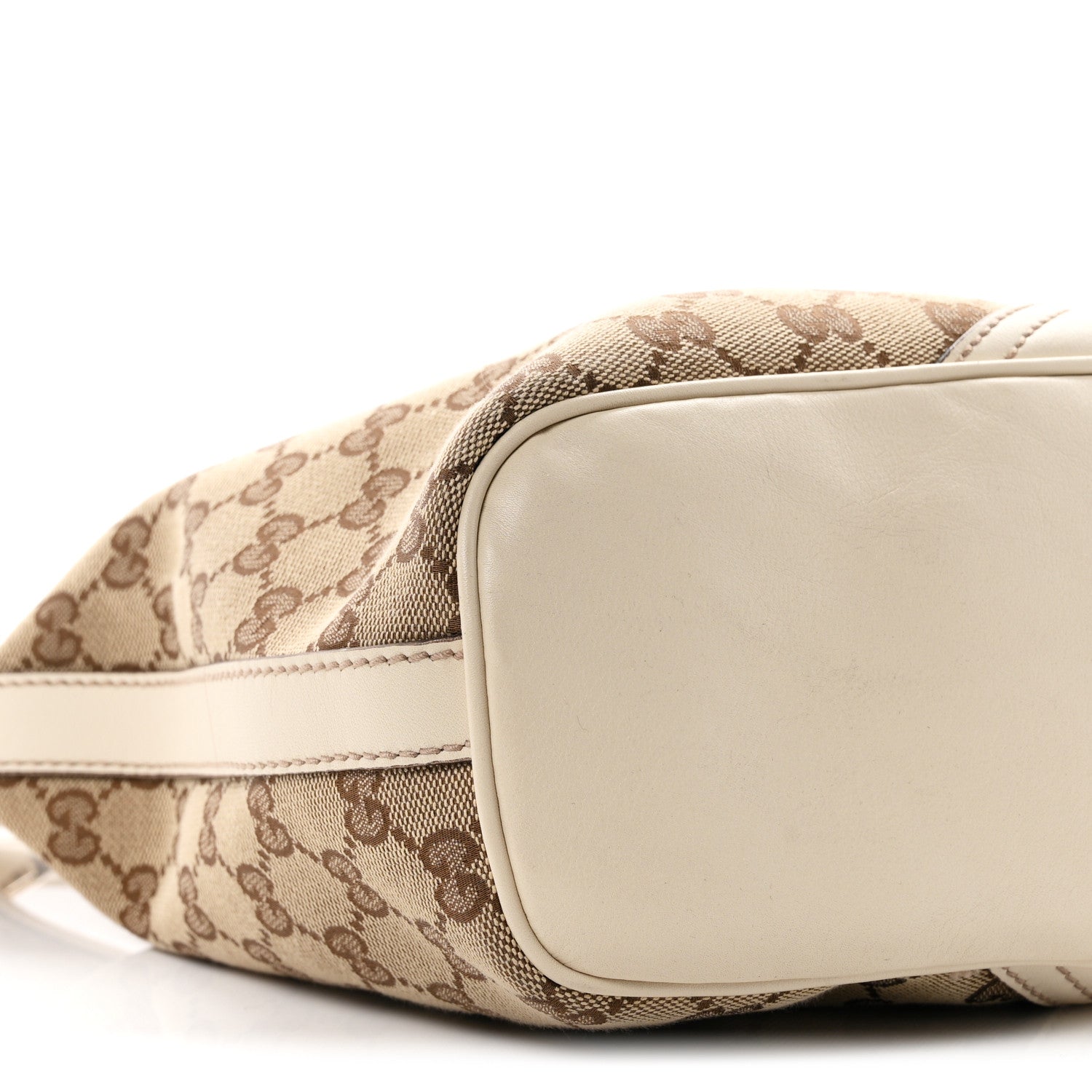 Gucci Monogram Medium New Britt Hobo Off White 9 of 10