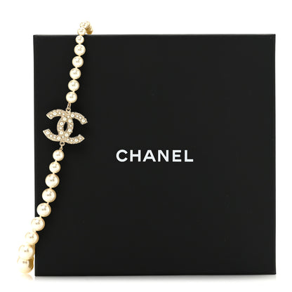 Chanel Pearl CC 100th Anniversary Necklace Light Gold 6 of 6