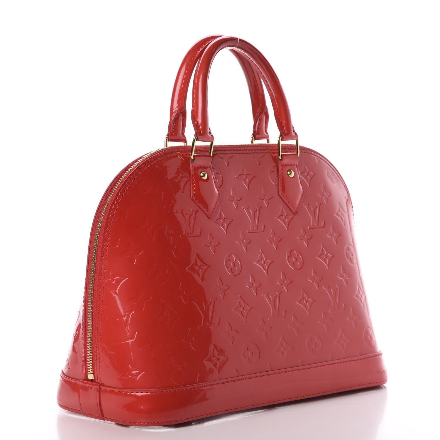 Louis Vuitton Vernis Alma PM Rouge Grenadine 3 of 15